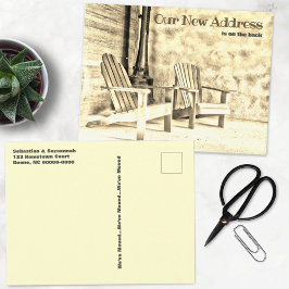 ニューアドレスセピアアディロンダックチェアポーチカスタム ポストカード