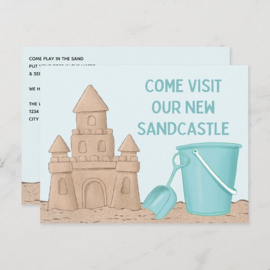 ニューアドレスビーチハウス 案内ポストカード (正面/裏面)