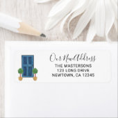 ニューアドレスブルードア差出人住所 ラベル (インサイチュ)