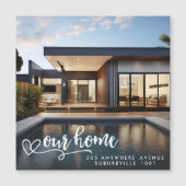 ニューアドレスムービングハウスホームフォトマグネット (正面)