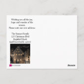 ニューアドレスライトクリスマスハウス ポストカード (裏面)