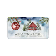 ニューアドレスレッドキャビン雪のEvergreens Labeと