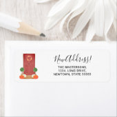 ニューアドレス秋パンプキン差出人住所ラベル ラベル (インサイチュ)