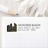 ニューアパートメントハイライズ差出人住所 ラベル (インサイチュ)