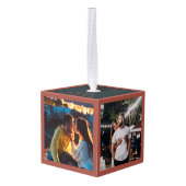 ニューアパートメ信じントスパルクルシャイン3フォト キューブオーナメント (裏面アングル)