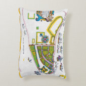 ニューアムスターダムの地図1661年 アクセントクッション (裏面(縦))