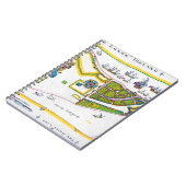 ニューアムスターダムの地図1661年 ノートブック (左側)