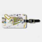 ニューアムスターダムの地図1661年 ラゲッジタグ (正面横)