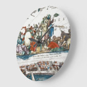 ニューアムスターダム1673年 ラージ壁時計 (傾斜)