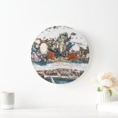 ニューアムスターダム1673年 ラージ壁時計 (ホーム)