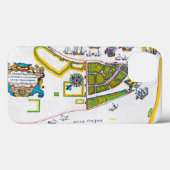 ニューアムステルダムの地図, 1661 Case-Mate iPhoneケース (裏面 (横))