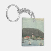 ニューアルチャンゲル，ロシア(シトカ絵画) キーホルダー (正面左)