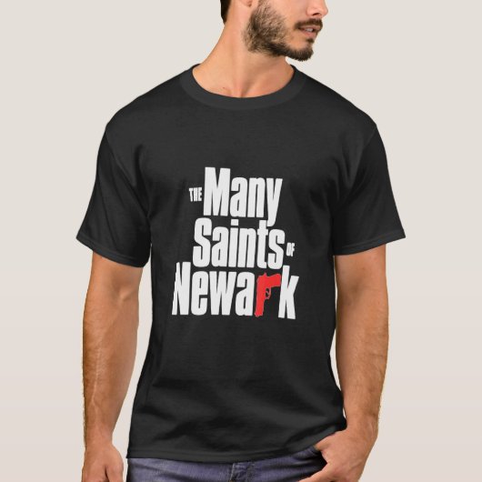 ニューアークの多くの聖徒は不可欠である Tシャツ (正面)