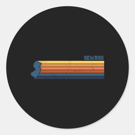 ニューアークニュージャージーシティ ラウンドシール (正面)