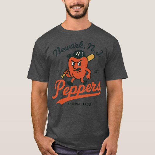 ニューアークペッパーズ - ニュージャージー州 Tシャツ (正面)