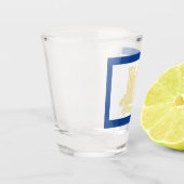 ニューアーク（ニュージャージー州）市旗 ショットグラス (左)