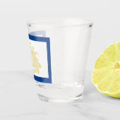 ニューアーク（ニュージャージー州）市旗 ショットグラス (右)
