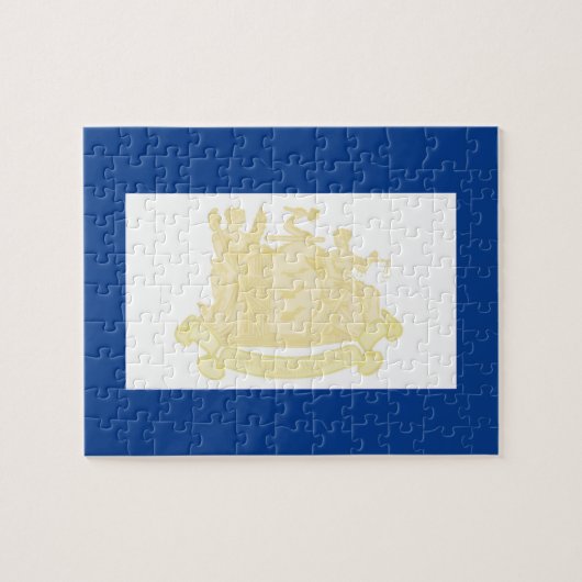 ニューアーク（ニュージャージー州）市旗 ジグソーパズル (横)