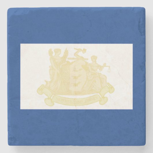 ニューアーク（ニュージャージー州）市旗 ストーンコースター (正面)