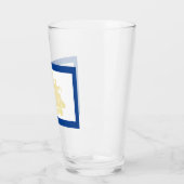 ニューアーク（ニュージャージー州）市旗 タンブラーグラス (左)