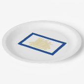 ニューアーク（ニュージャージー州）市旗 ペーパープレート (アングル)