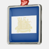 ニューアーク（ニュージャージー州）市旗 メタルオーナメント (左)