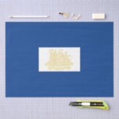 ニューアーク（ニュージャージー州）市旗 薄葉紙 (クラフト)