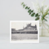 ニューアークNJヴィンテージ、Market St. Train Depot ポストカード (スタンド正面)