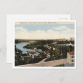 ニューアークNJ、パノラマブランチブルックパーク1920s ポストカード (正面/裏面)
