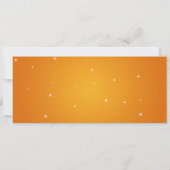 ニューイエレガントヴチェきらめくーンオレンジ 招待状 (裏面)