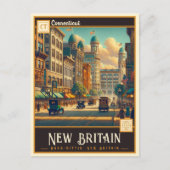 ニューイギリス、コネチカット |ヴィンテージはがき ポストカード (正面)