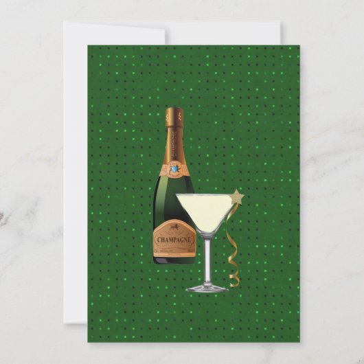 ニューイスタイリッシュズイブパーティの招待状 招待状 (裏面)