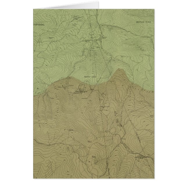 ニューイドリア地区の地質図 (正面)