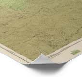 ニューイドリア地区の地質図 ポスター (角)