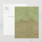 ニューイドリア地区の地質図 ポストカード (正面/裏面)