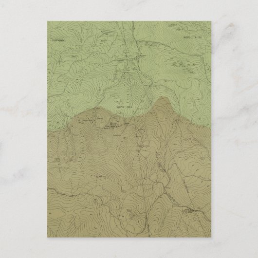 ニューイドリア地区の地質図 ポストカード (正面)