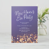 ニューイブパーティーグリッター招待状 招待状 (スタンド正面)