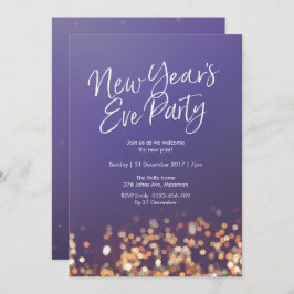 ニューイブパーティースパークリー招待状 招待状