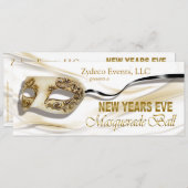 ニューイブ仮装舞踏会パーティの招待状 招待状 (正面/裏面)