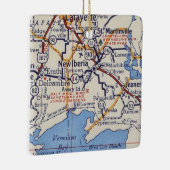 ニューイベリアヴィンテージマップ セラミックオーナメント (右)