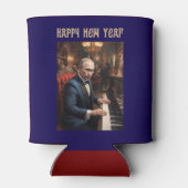 ニューイヤーおもしろいウラジミール・プロシアのタン 缶クーラー (裏面)