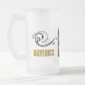 ニューイヤーのビールおもしろいパーティー フロストグラスビールジョッキ (左)