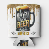 ニューイヤーのビールおもしろいパーティー 缶クーラー (裏面)