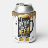 ニューイヤーのビールおもしろいパーティー 缶クーラー (缶裏面)