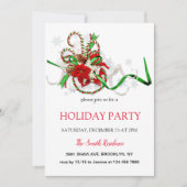 ニューイヤーの飾り ロリポップ, クリスマスの星 招待状 (正面)