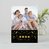 ニューイヤーアイコン写真 箔シーズンカード (立ち正面)