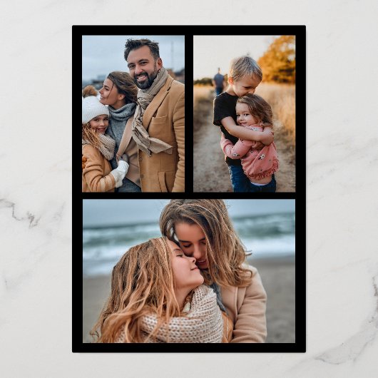 ニューイヤーアイコン写真 箔シーズンカード (裏面)