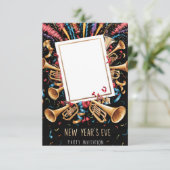 ニューイヤーイブのブランク招待カード 招待状 (スタンド正面)