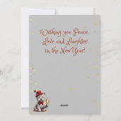 ニューイヤーイブウェスティシャンパンカード付き シーズンカード (裏面)