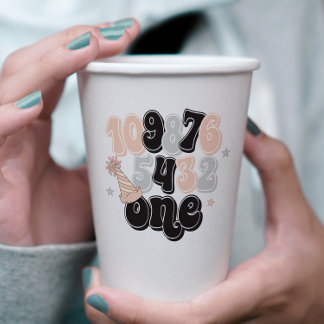 ニューイヤーイブカウントダウンファースト誕生日 紙コップ